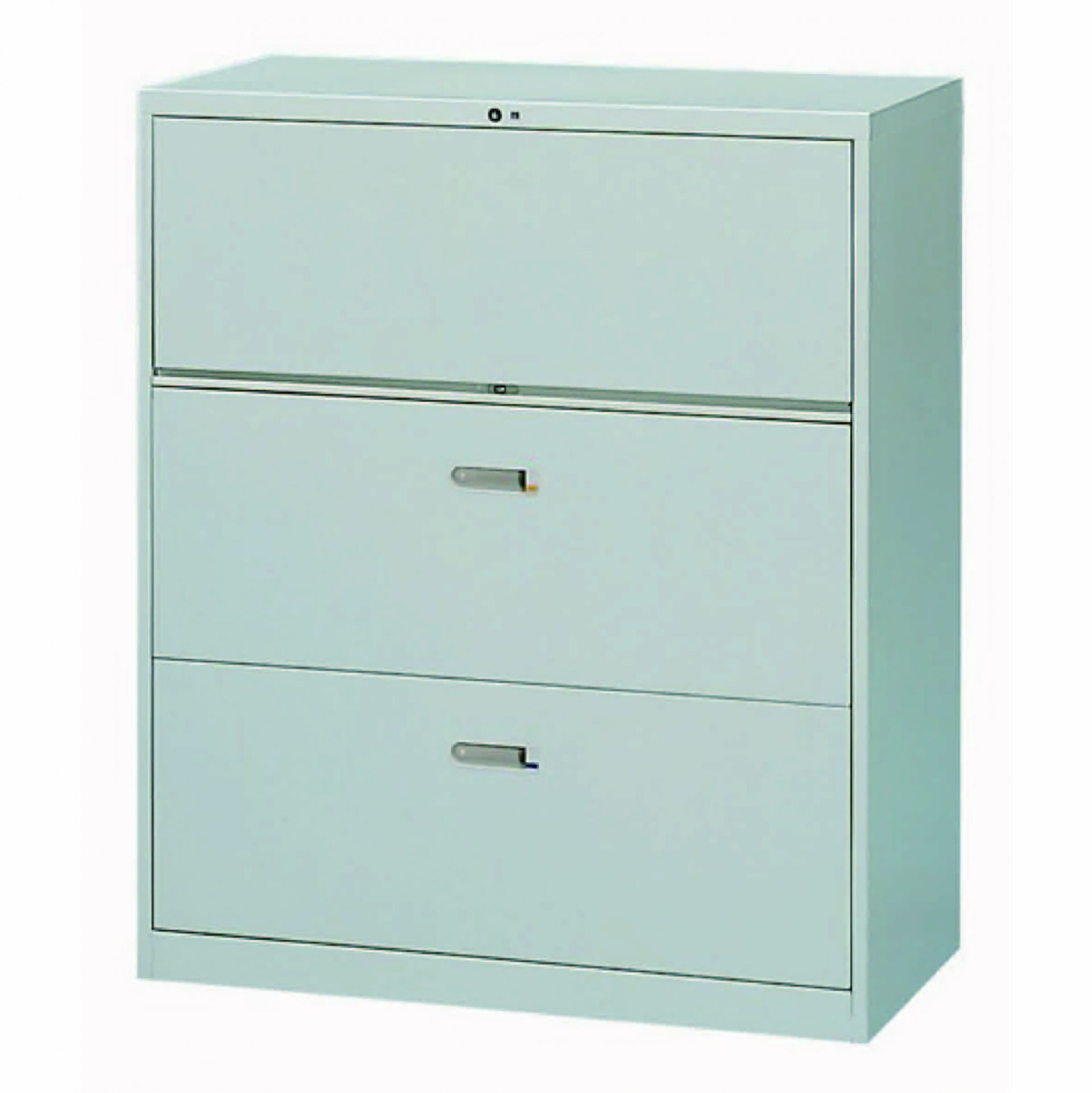 複合式三層式鋼製公文櫃