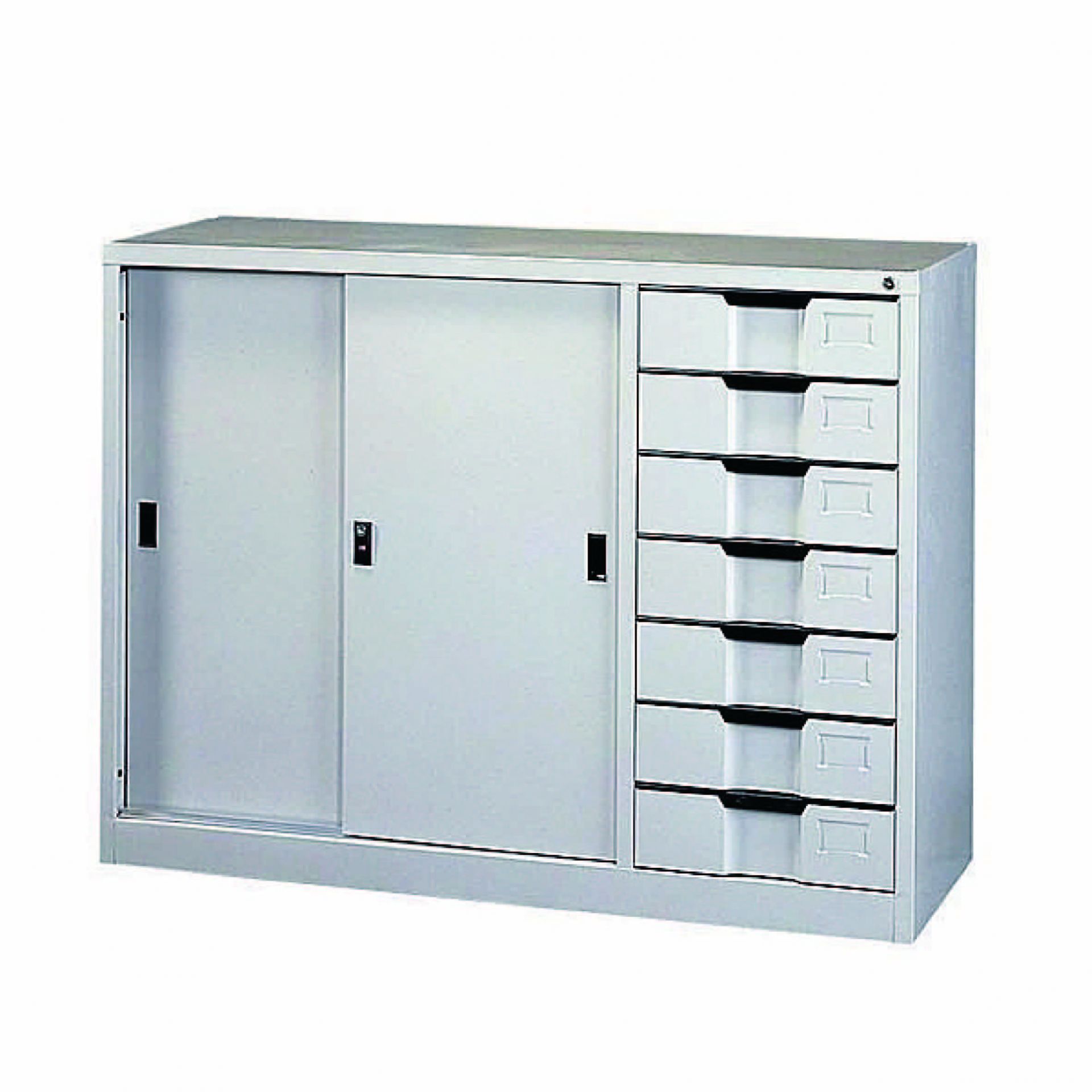 4尺邊7屜理想櫃