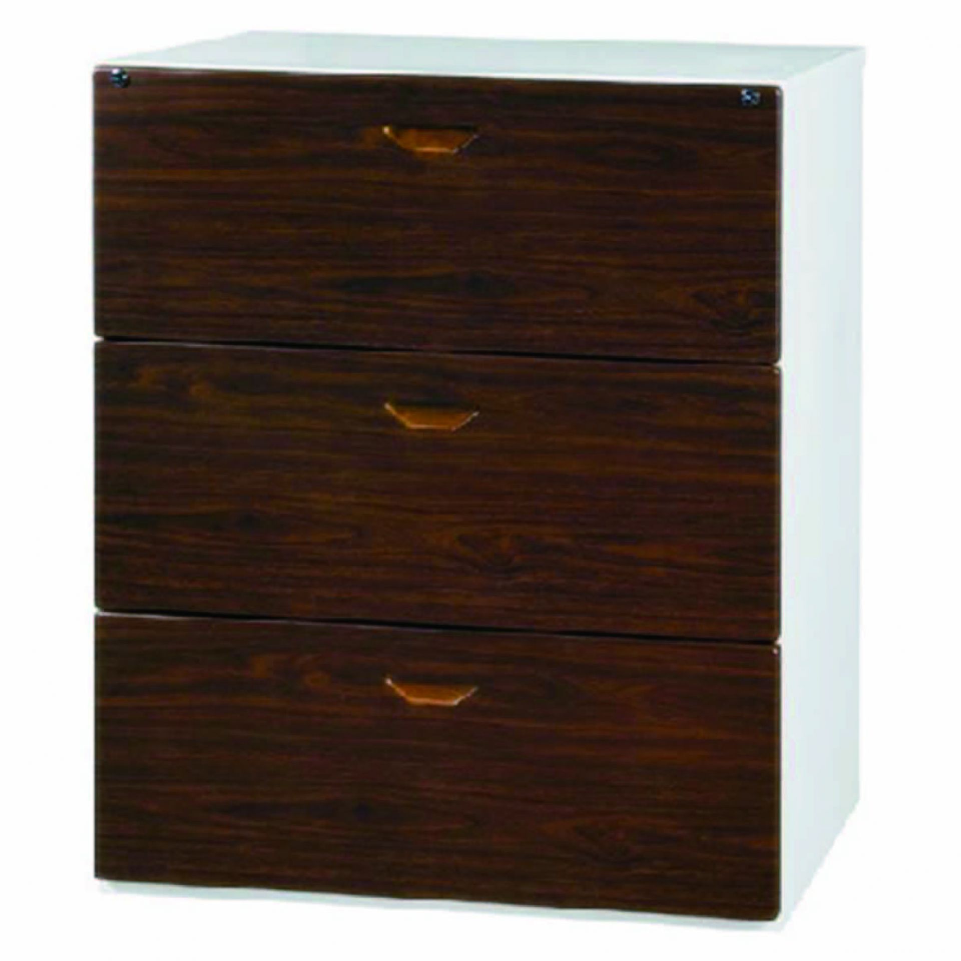 鋼木三層式抽屜櫃