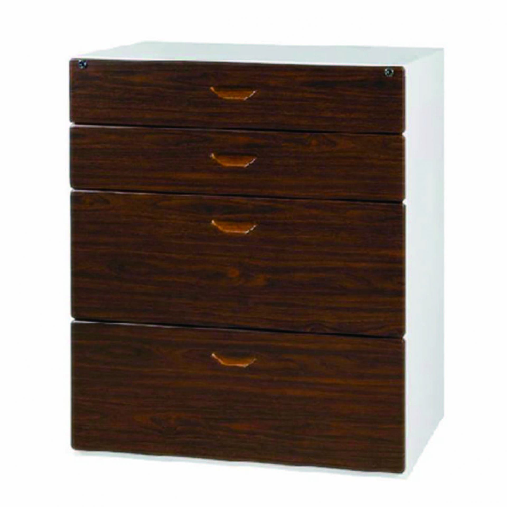 鋼木四層式抽屜櫃