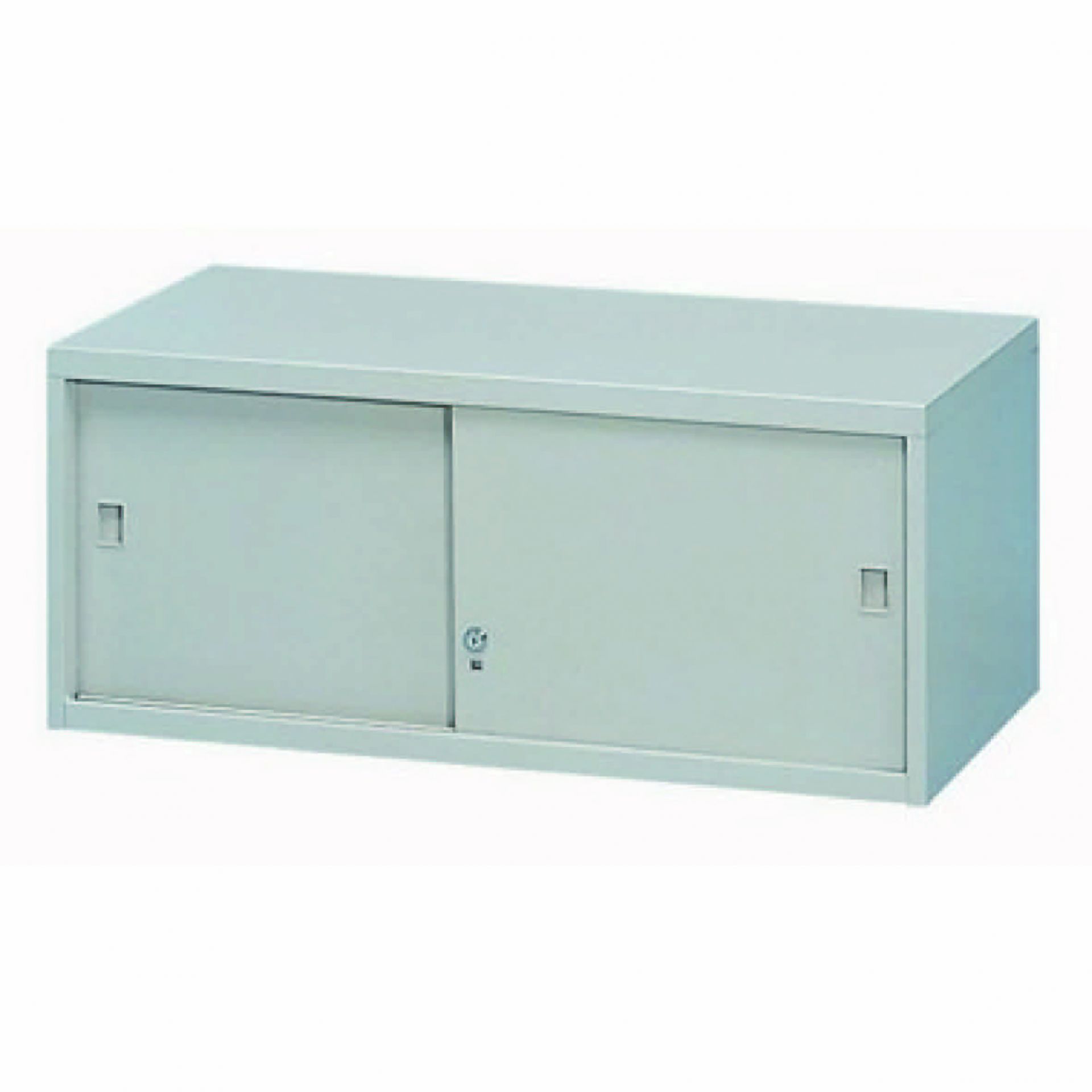 鐵拉門上置式鋼置公文櫃