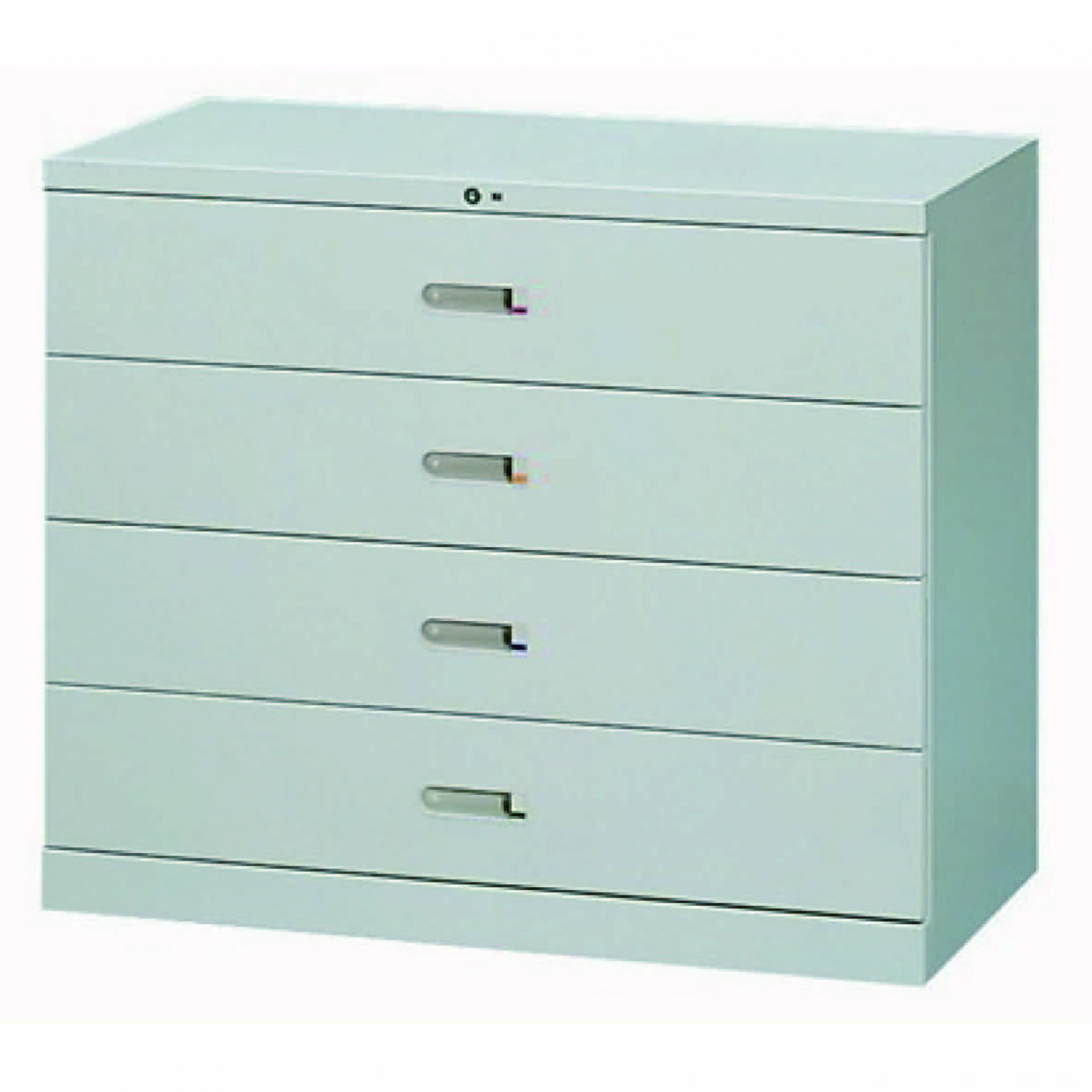 四層式小抽屜鋼製公文櫃