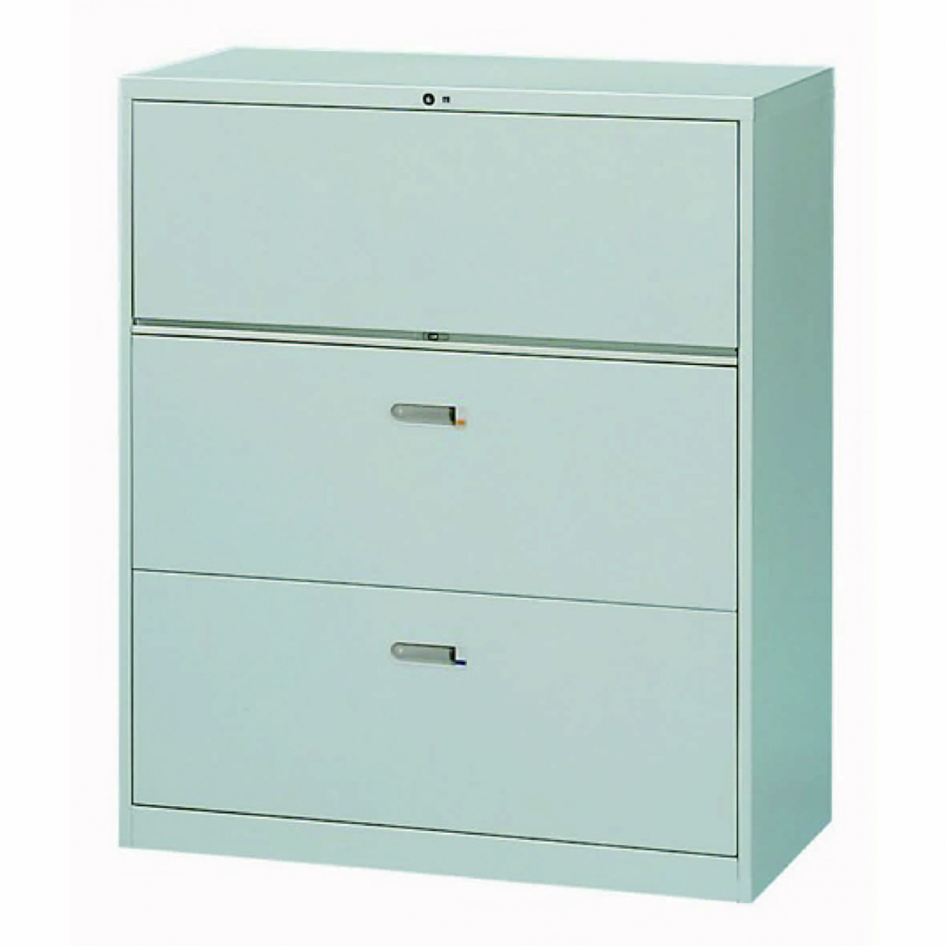 複合三層式鋼製公文櫃